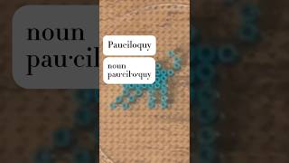 Pauciloquy Word Definition amp Pronunciation  Satisfying Craft  dictionary newword pauciloquy [upl. by Jotham]