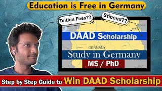 DAAD Scholarship in Germany For MS amp PhD 2024 daadscholarship [upl. by Anahcra]