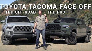 Toyota Tacoma TRD OffRoad vs TRD Pro  Comparison  Autotrader [upl. by Anecuza816]