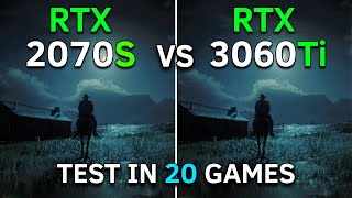 RTX 2070 SUPER vs RTX 3060 Ti  Test In 20 Games at 1080p  2023 [upl. by Nesyla601]