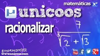 Operaciones con Radicales 06  Racionalizar SECUNDARIA 3ºESO matematicas [upl. by Jordanson]