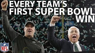 Every Teams First Super Bowl Win  NFL Highlights [upl. by Valera]