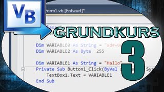 Visual Basic lernen Deklaration Teil 3 Grundkurs 2010 Tutorial deutsch [upl. by Arrais763]