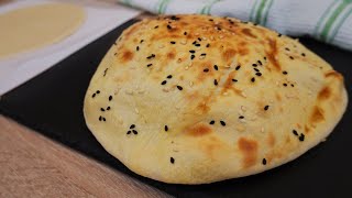 Balloon Flatbread  Inflates like a Balloon  Turkish Flatbread Recipe  Cook at home [upl. by Oralla452]