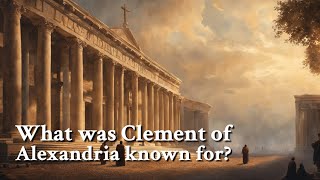 What was Clement of Alexandria known for  Philosophy [upl. by Eseekram]