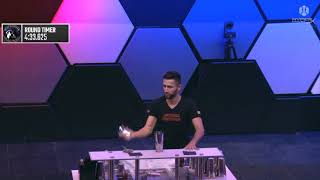 ALEXANDER SHTIFANOV  FINAL WORLD CHAMPIONSHIP LAS VEGAS FLAIR BARTENDING 2019 EEUU [upl. by Bergstrom]