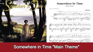 Somewhere in Time  Main Theme  John Barry with sheets [upl. by Hcurab382]