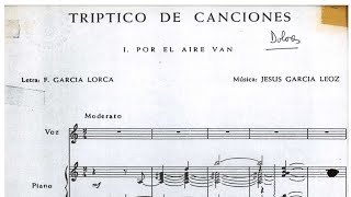 J García Leoz Tríptico de canciones 1937 Teresa Berganza [upl. by Enrichetta]