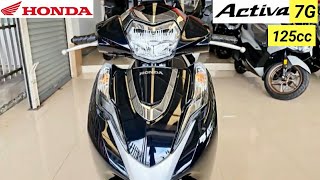 Honda Activa 7G New 2024 Model Launched in india  Price  Features  Activa new 2024 Model [upl. by Akemihs973]