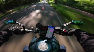 Evening Cruise  Yamaha MT03 660  PURE SOUND [upl. by Sosthena]