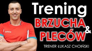 Trening Brzucha i Pleców dla początkujących w domu bez sprzętu  Ćwiczenia na Zdrowy Kręgosłup [upl. by Darrick]