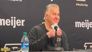 Post Rutgers — Purdue coach Matt Painter [upl. by Rawden]