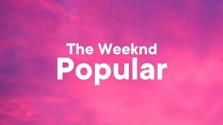 The Weeknd  Popular Lyrics ft Madonna Playboi Carti [upl. by Ycaj]