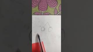 Lichi drawing🍒shorts art drawing artandcraftlike paintingsketch subscribe thanksforwatching [upl. by Adnarram]