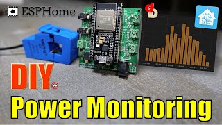 DIY Home Power amp Solar Energy Dashboard  Home Assistant w ESPHome [upl. by Chesnut453]