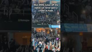 Won WWE tickets summerslam loganpaul wwe laknight crowd milliondollarbaby music hiphop WWF [upl. by Belshin186]