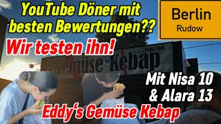 Berlin Döner testen Eddy‘s Gemüse Kebap YouTube Döner [upl. by Solrac631]