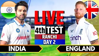 India vs England 4th Test  India vs England Live  IND vs ENG Live Score amp Commentary Session 3 [upl. by Mischa]