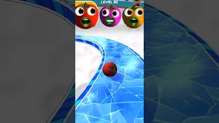 ICY Track🥶Which faceball will win the race❓️trendinggamesgamingyoutubeshortsshortsvideogame [upl. by Ibbison]