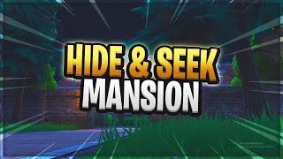 Fortnite Hide and Seek Mansion Map  Fortnite Creative Mode Custom Maps Island Code [upl. by Peyton]