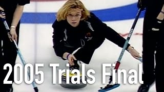 2005 Tim Hortons Roar of the Rings  WOMENS FINAL  Kleibrink vs Scott [upl. by Tterb]