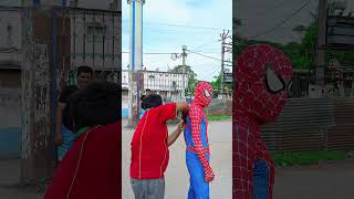 Body Massage 🕷️spiderman shortsfeed funny peterparker trending comedy viralvideo explorepage [upl. by Keever]