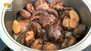 Air Fryer SHIITAKES Mushrooms in MINUTES  Japan Recipe by CHEF PACHI shorts [upl. by Neram]