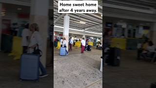 Arriving at Montego Bay Airport after 4 long years away jamaica love praisethelord [upl. by Areemas]