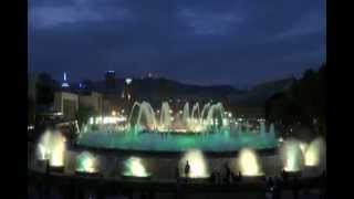 Concierto de Aranjuez Adagio 2nd movement and Font MagicaMagic Fountain Barcelona [upl. by Gage]