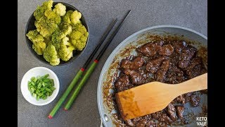 Keto Mongolian Beef Low Carb Recipe [upl. by Shanley679]