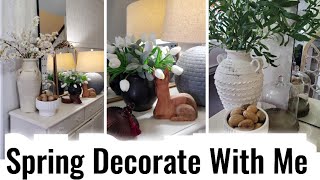 Spring Decorate With Me 2024  Spring Fireplace Decor Challenge 2024  AT HOME WITH SHUSHANA [upl. by Peti731]