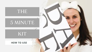 The 5 Minute Kit  How To Use  BASE SKNCARE [upl. by Tearle]