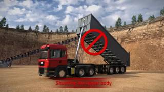 How to operate a tipper  avoid serious accidents [upl. by Niletac246]