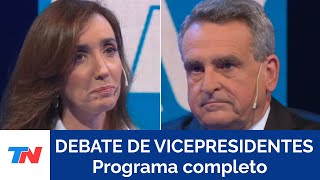 EL DEBATE DE AGUSTÍN ROSSI Y VICTORIA VILLARRUEL CANDIDATOS A VICEPRESIDENTE EN quotA DOS VOCESquot [upl. by Catlee]