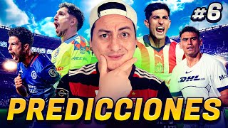 ¡MIS PREDICCIONES JORNADA 6 LIGAMX [upl. by Orji]