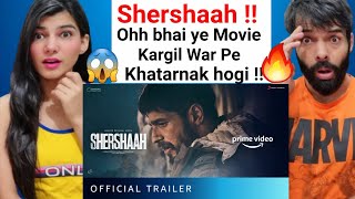 Shershaah  Official Trailer  Vishnu Varadhan  Sidharth Malhotra Kiara Advani Shershaah Reaction [upl. by Anaidiriv]