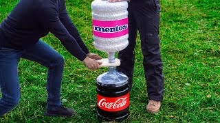 Experiment Coca Cola VS Mentos [upl. by Aivizt]