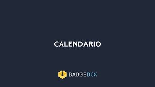 Software Gestionale Tutorial  BadgeBox 2 “Calendario” ita [upl. by Otilrac448]