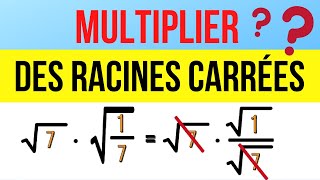 Comment multiplier des racines carrées  8 exemples [upl. by Malory]