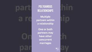 Polygamous Relationships  60 Second Sociology [upl. by Akcimat]