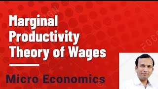 Marginal Productivity Theory of Wages in hindi  Theory of wages  Part1 [upl. by Assenev582]