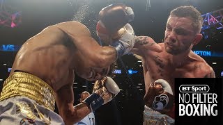 Carl Frampton v Leo Santa Cruz highlights  The Jackal becomes twoweight world champion [upl. by Nairadal]