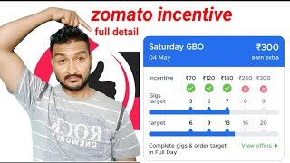 how to get incentive in Zomato me incentive kaise paye hindi [upl. by Asilrahc]