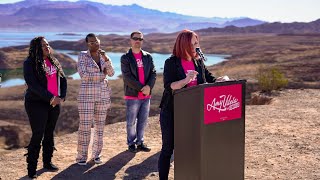 Climate Crisis Press Conference at Lake Mead [upl. by Innavoig28]