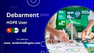 Debarment  HOPE User  eGP Tutorial  Tender Trading Inc [upl. by Nodnart992]