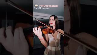 Overplayed violin pieces shorts [upl. by Juster]