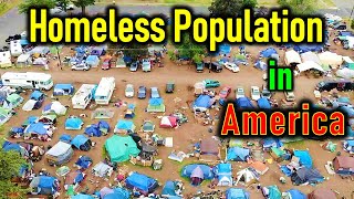 Homeless Population by State Latest Insights into US Homeless Crisis [upl. by Sira255]