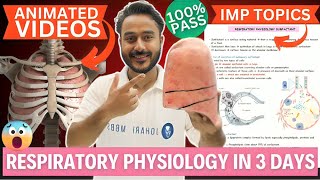 respiratory physiology mbbs 1st year in 2 days  respiratory physiology important topics and note [upl. by Yenaiv]