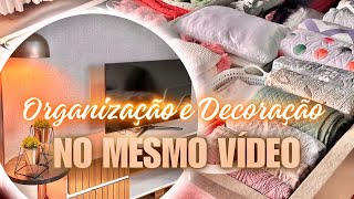 ORGANIZEI O BOX DA CAMA FICOU INCRÍVEL E FUNCIONAL  COLOQUEI O PAPEL DE PAREDE DA SALA [upl. by Kenlee451]