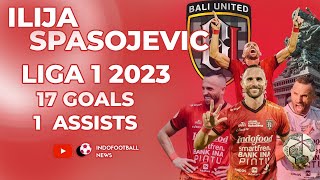 TRAKTORRR Full Highlight Goal Ilija Spasojevic Liga 1 Indonesia 20222023 untuk Bali United [upl. by Lantha154]